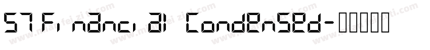 S7 Financial Condensed字体转换
